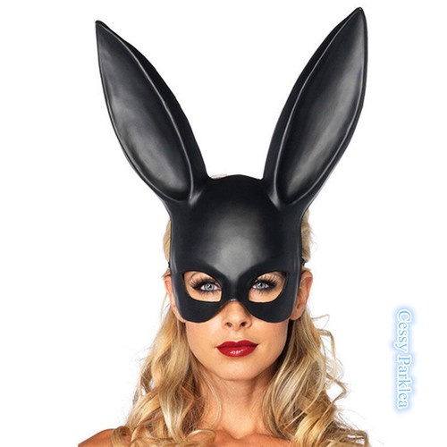 SN-A2-2 Unisex Party Bunny Ears Rabbit Face Mask Easter Accessory - Picture 2 of 12