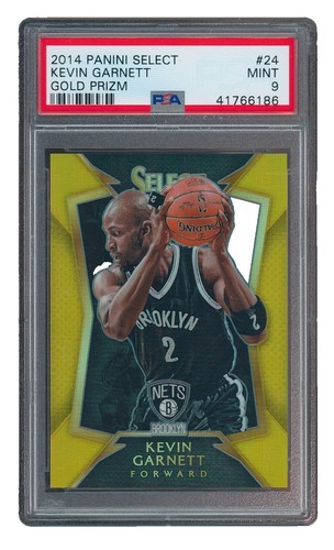 PSA 9 MINT 1995 CLASSIC ROOKIES KEVIN GARNETT #5 WOLVES RC 06255