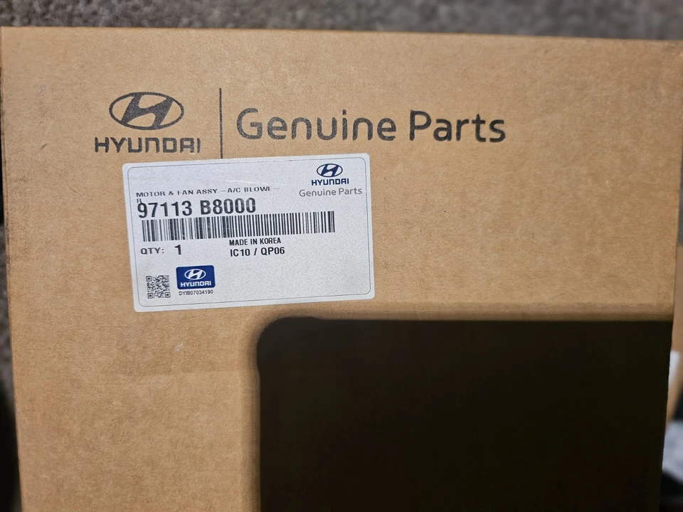 Motor soplador de climatización 97113-B8000 OEM para Hyundai Santa Fe XL 2013-2019 (3,3 L) Foto 2 de 2