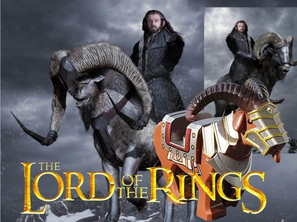 LEGO-Kampfsteinbock von Thorin Eichenschild - Hobbit-Schlacht der fünf Heere Neu - Bild 2 von 4