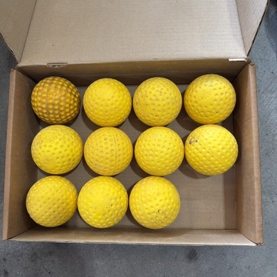 Atec Pitching Machine Softballs And Baseballs Lot Of 11
