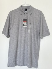 Nike Men  s Large Dri-Fit Golf Polo Shirt Gray NWT