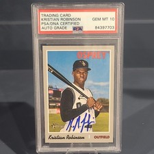 Topps Heritage Osprey 2019 Kristian Robinson #150 Auto PSA 10