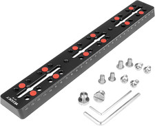 300Mm/11.8" Telescope Rail Bar Vixen Style Dovetail Mounting Plate, with M6 1/4"