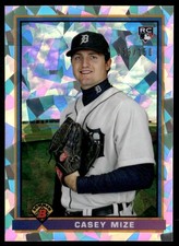 2021 Bowman Chrome '91 Bowman Atomic Refractors RC #91B-CM Casey Mize /150