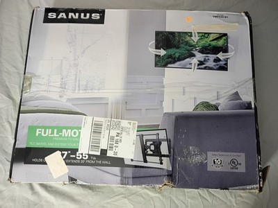 SANUS VMF620 Full Motion TV Wall Mount Articulating Tilt Swivel Bracket