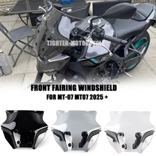 Front Wind Deflector Windshield Bracket Windscreen For Yamaha MT-07 MT07 2025