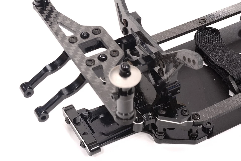 Alloy Chassis & Carbon Fiber Conversion Kit for Team Associated DR10 Drag - Image 3 of 4