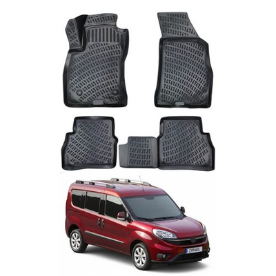 Floor Mats Liner for Fiat Doblo 2015-2022 TPE All Weather
