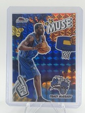 2025-26 Topps Finest Tracy McGrady Muse M-9 Geometric Blue 48/75! RARE Magic