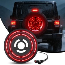 Nilight Spare Tire Brake Light Red for 2007-2017 Jeep Wrangler JK JKU