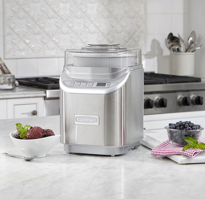CUISINART ICE CREAM MAKER MACHINE ICE-70P1 2-QUART STAINLESS STEEL   BRAND NEW