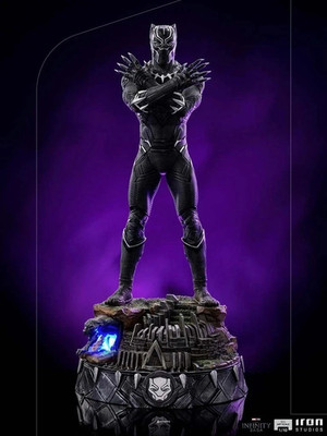 Iron Studios Marvel Black Panther Deluxe 1/10 Avengers Statue Infinity Saga