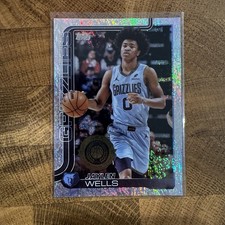 Topps 2025-26 Jaylen Wells Rookie #183 Memphis Grizzlies Basketball NBA Holofoil