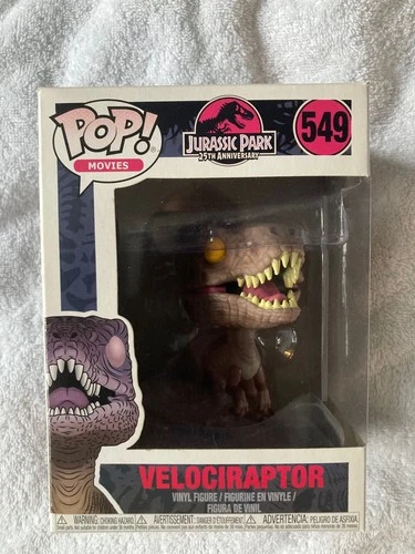 VELOCIRAPTOR FUNKO POP JURASSIC PARK WORLD RAPTOR #549 