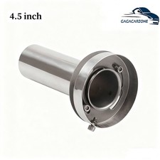 Removable 4.5round Exhaust Muffler Silencer Tip Adjustable 304 Stainless Steel Removable 4.5round Exhaust Muffler Silencer Tip Adjustable 304 Stainless Steel
