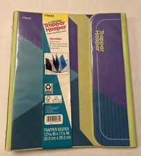 The Original TRAPPER KEEPER Mead 3 Ring Binder With Folders BRAND NEW      
