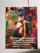 Nights into Dreams Sega Saturn Poster Print Ad Vintage Wall Art