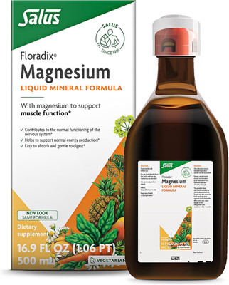 Magnesium - Liquid Herbal & Mineral Supplement Supports Healthy Nervous System &
