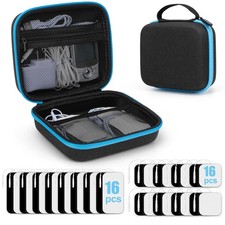 Tens Unit Electrode Pads with Carry Case, 32 PCS 2" and 2"x4" Tens Unit Repla...