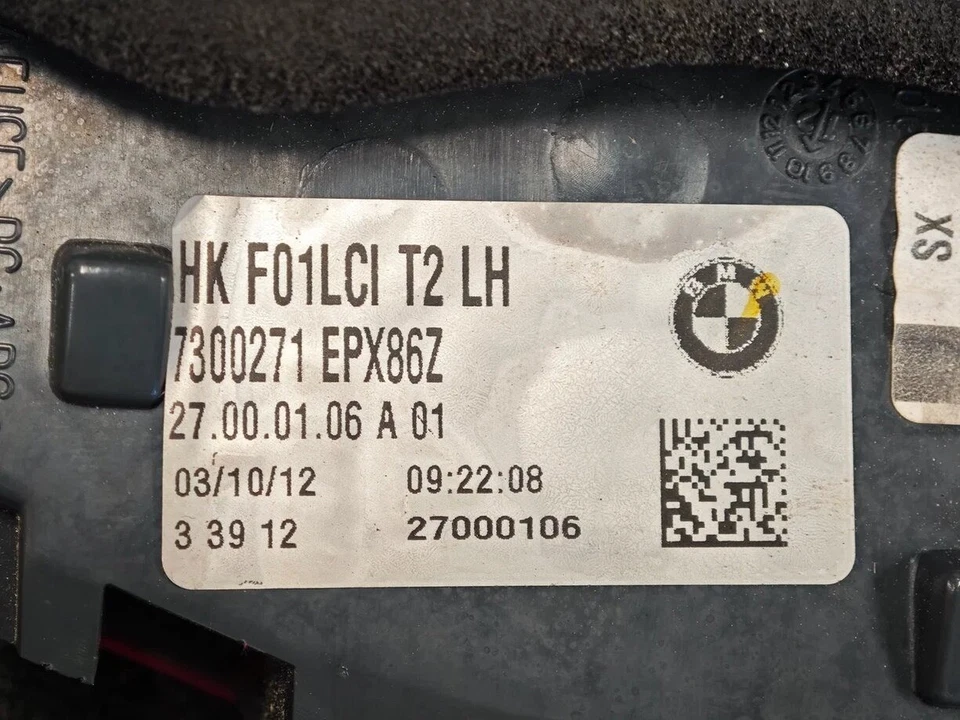 ✅ 13-15 Luz Trasera Interior Lado del Conductor LED BMW 740LI Xdrive F02 7300271 Foto 3 de 4