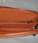 Miu Miu Matelasse Quilted Leather Orange Zip Around Long Wallet — photo 6