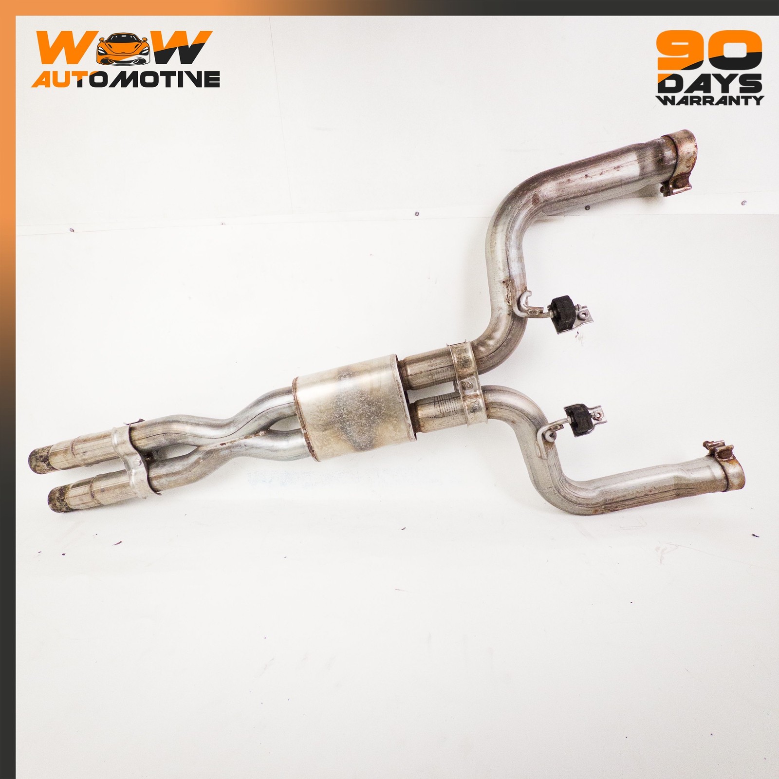 14-19 MASERATI GHIBLI 3.0L REAR MUFFLER EXHAUST SILENCER BOX CROSS PIPE OEM