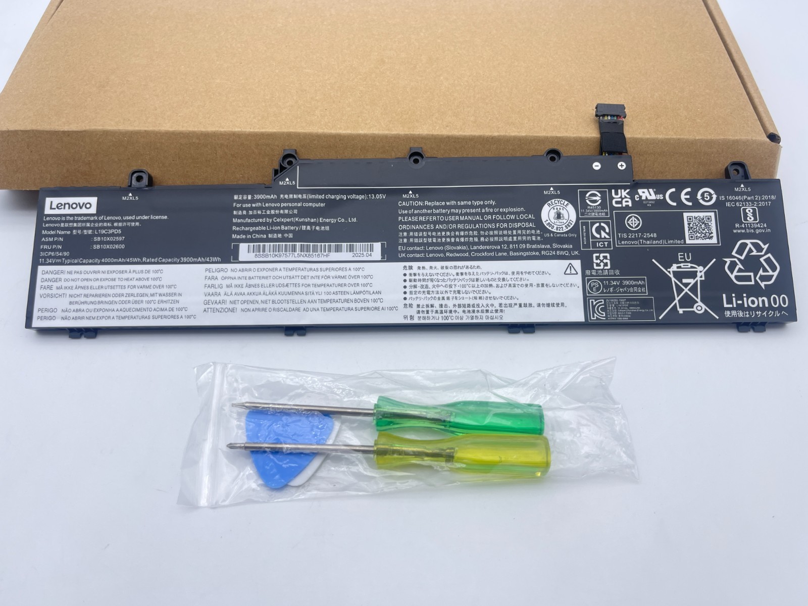 Genuine L19M3PD5 L19C3PD5 L19L3PD5 Battery for Lenovo ThinkPad E14/E15 Gen 2/3/4