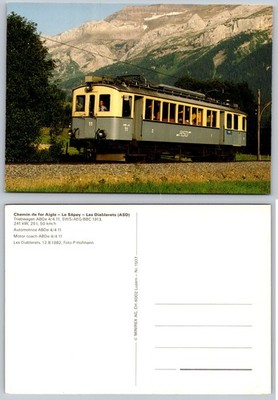 Continental Chemin De Fer Aigle Le Sepey Postcard