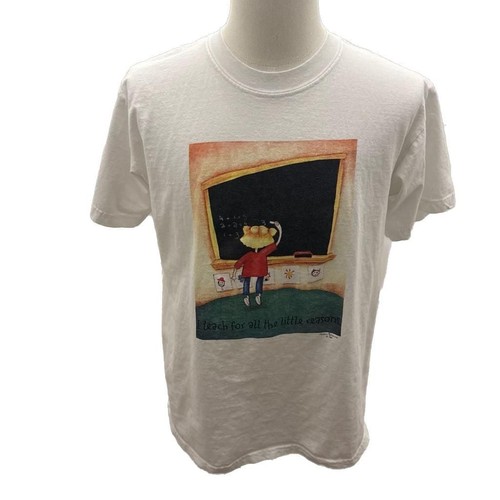 Vintage 1999 Robinette Resources "I Teach For All The Little Reasons" Teacher T-