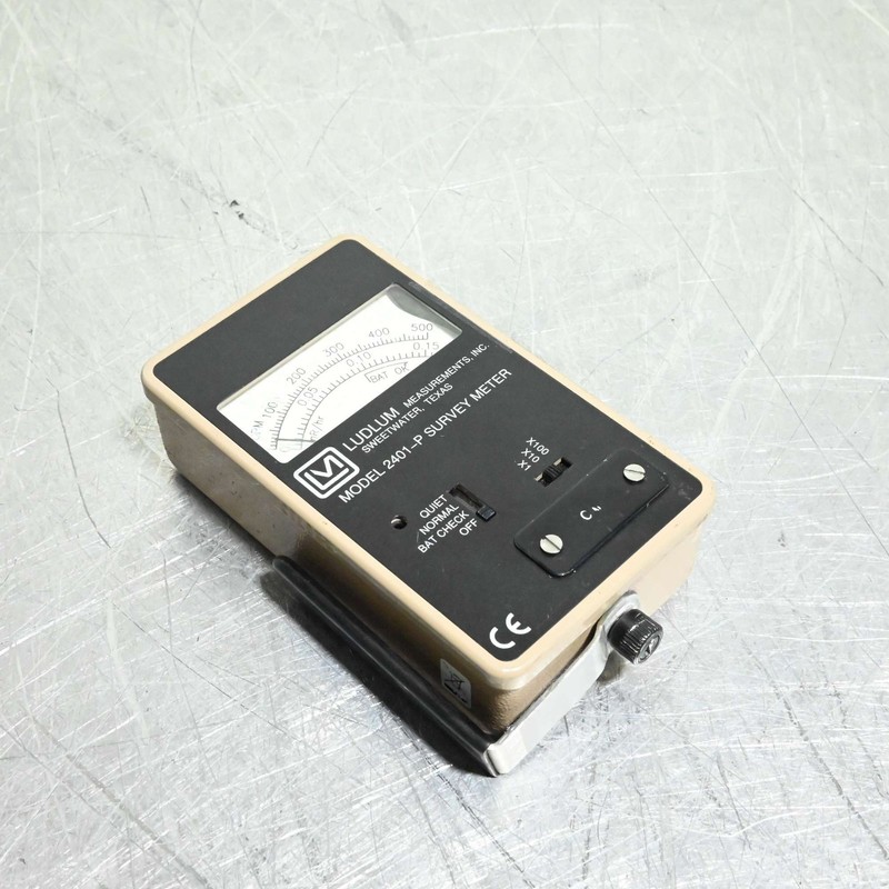 Ludlum Model 2401-P Pocket Survey Meter Radiation Detector GM Pancake Sensor