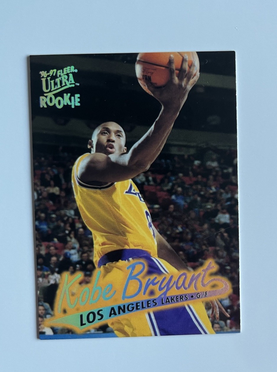 1996-97 Fleer Ultra Kobe Bryant Rookie Card #52 Los Angeles Lakers NBA