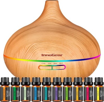 Difusor De Aromas Para Casa El Hogar Aceites Esenciales Aromaterapia Electrico