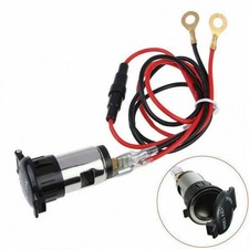 12v Usb Car Cigarette Lighter Socket Charger Power Adapter Outlet Accessory Kit