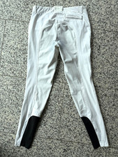 EQUILINE Turnier Reithose Herren Gr 46 wei&szlig; Vollbesatz Grip