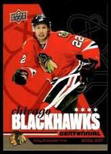 2025-26 UPPER DECK CENTENNIAL CHICAGO BLACKHAWKS GOLD TROY BROUWER #43