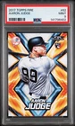 2017 Topps Fire Aaron Judge #62 Rookie Card PSA 9 MINT