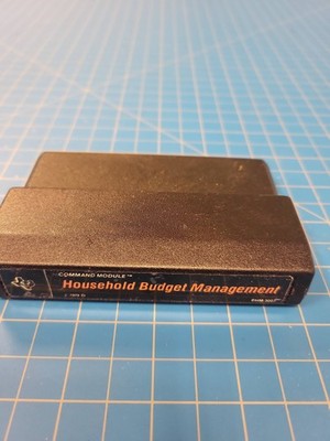 Texas Instruments TI-99/4A Household Budget Management Command Module PHM 3007