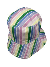 Gap Kids Striped Bucket Hat L / XL Pastel Colors Girl  s Reversible 871729 UPF50