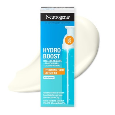 Neutrogena Hydro Boost Aqua Fluid LSF 50 50 ml, parfümfreie 50 ml (1er Pack) 