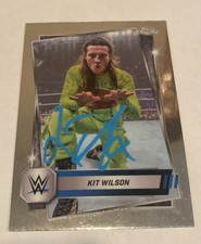 2025 Topps Chrome WWE Kit Wilson Autographed Card In Person TC2158