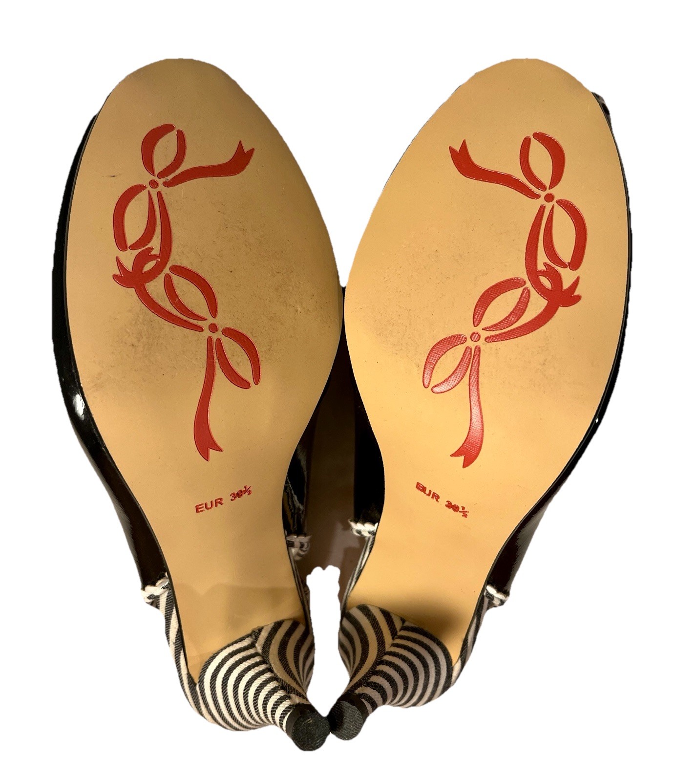 Poetic Licence London Absent Minded Black White Heels Pumps Women’s US 8.5M New