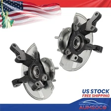 Complete Front Wheel Hub Bearing Kit Set of 2 For Dodge Caliber 2007 2008-2012