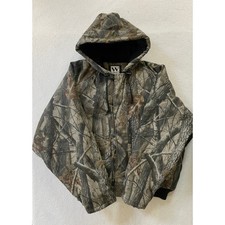 Walls Mens X-Large Regular Camo Hooded Work Jacket Brown Real Tree Insulated