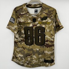 Nike NFL Philadelphia Eagles Camo Salute to Service Jersey Medium Zach Ertz 86
