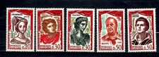 FRANCE Série complète de 1961, 5 timbres N** YT 1301- 1305