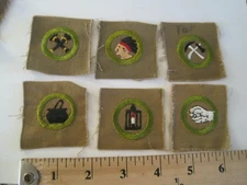 Merit Badges Boy Scouts Of America Square Type A 1920-1930 First Lantern Kettle