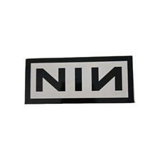 Nine Inch Nails Vinyl Decal Bumper Sticker Vtg 1990 Industrial Music Memorabilia
