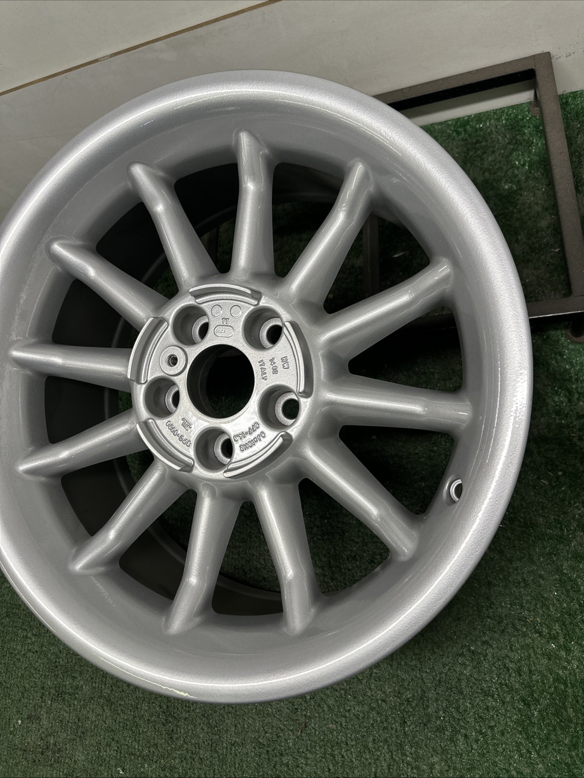 18” Aston Martin DB7 i6 OEM Wheel Rim Silver 18x8 Genuine Factory OE Original