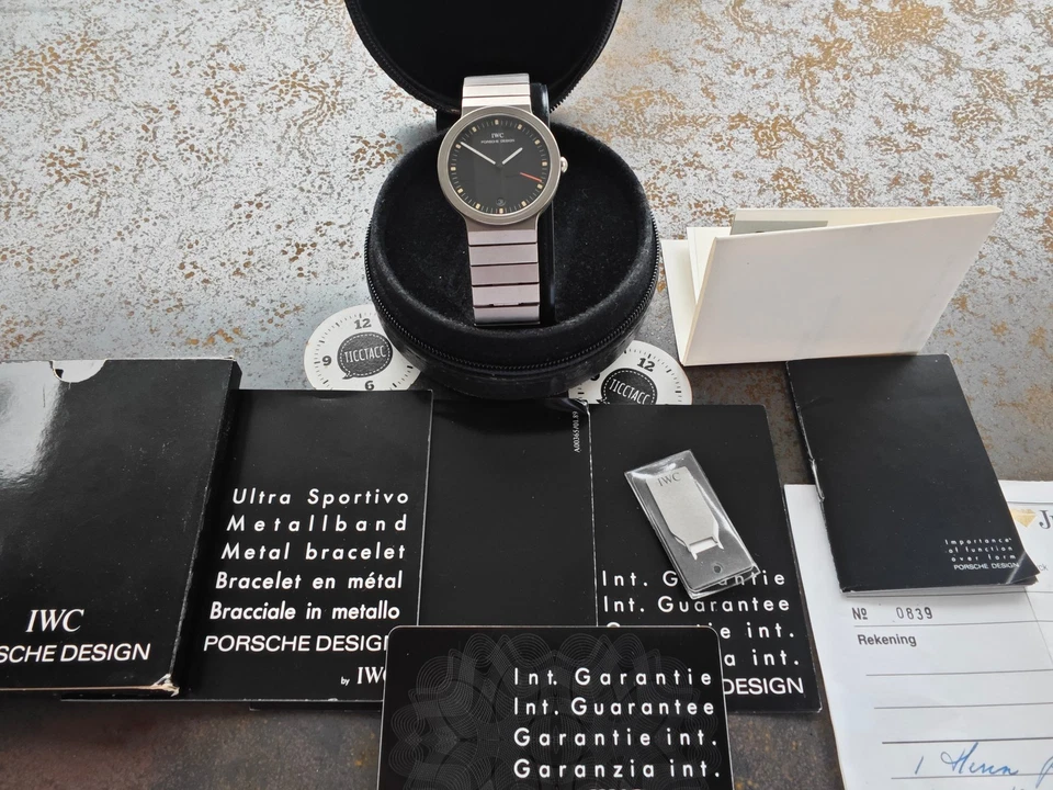 IWC Porsche Design Ultra Sportivo from 1989 MEGA FULL SET - SERVICE 08/2025 - Bild 2 von 4